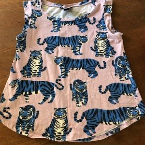 Nooworks blue tigers muscle tee